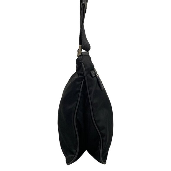 Auth PRADA - VA0563 Black Nylon Shoulder Bag - Picture 4 of 12